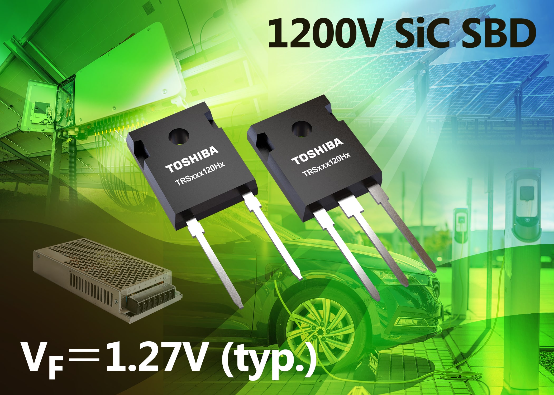 Image of SiC MOSFET Schotky Barrier Diode