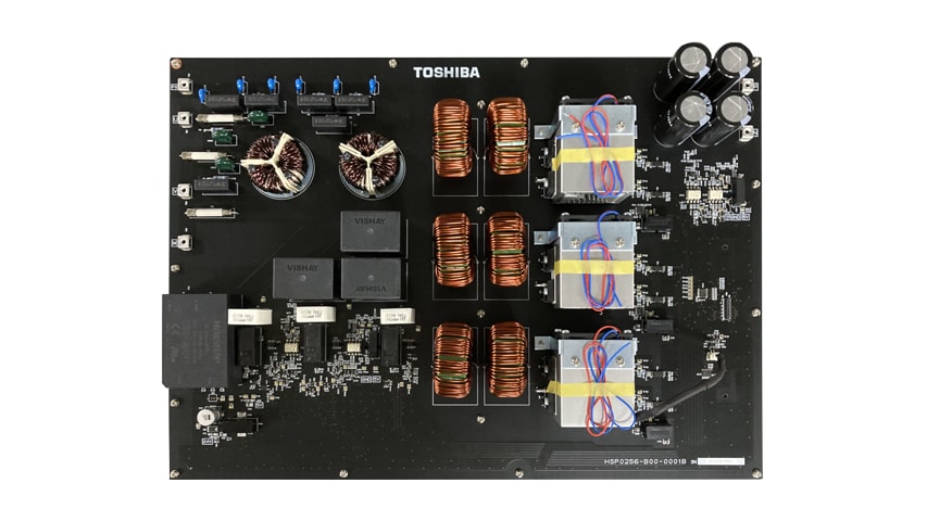 これは、3相AC 400V入力対応Vienna整流回路PFC電源の画像です。